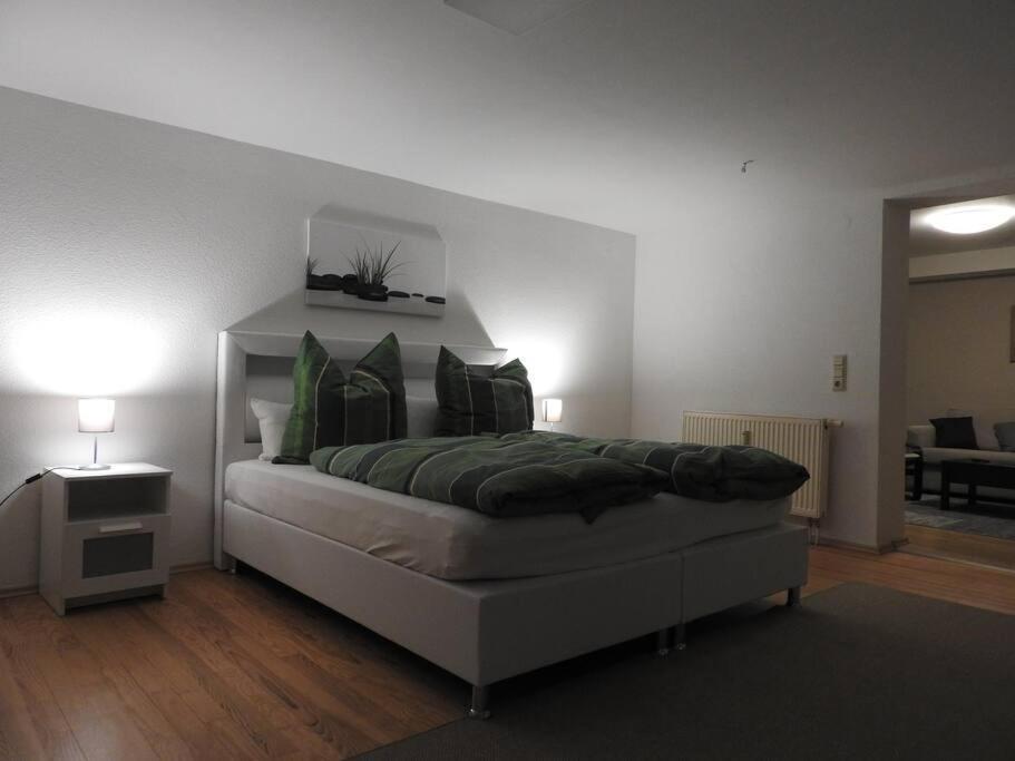 Schöne gemütliche Ferienwohnung mit Fernblick. Nalbach Exterior foto